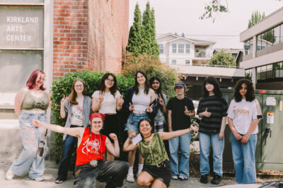 The Summer 2024 Kirkland MAP cohort in front of the Kirkland Arts Center.